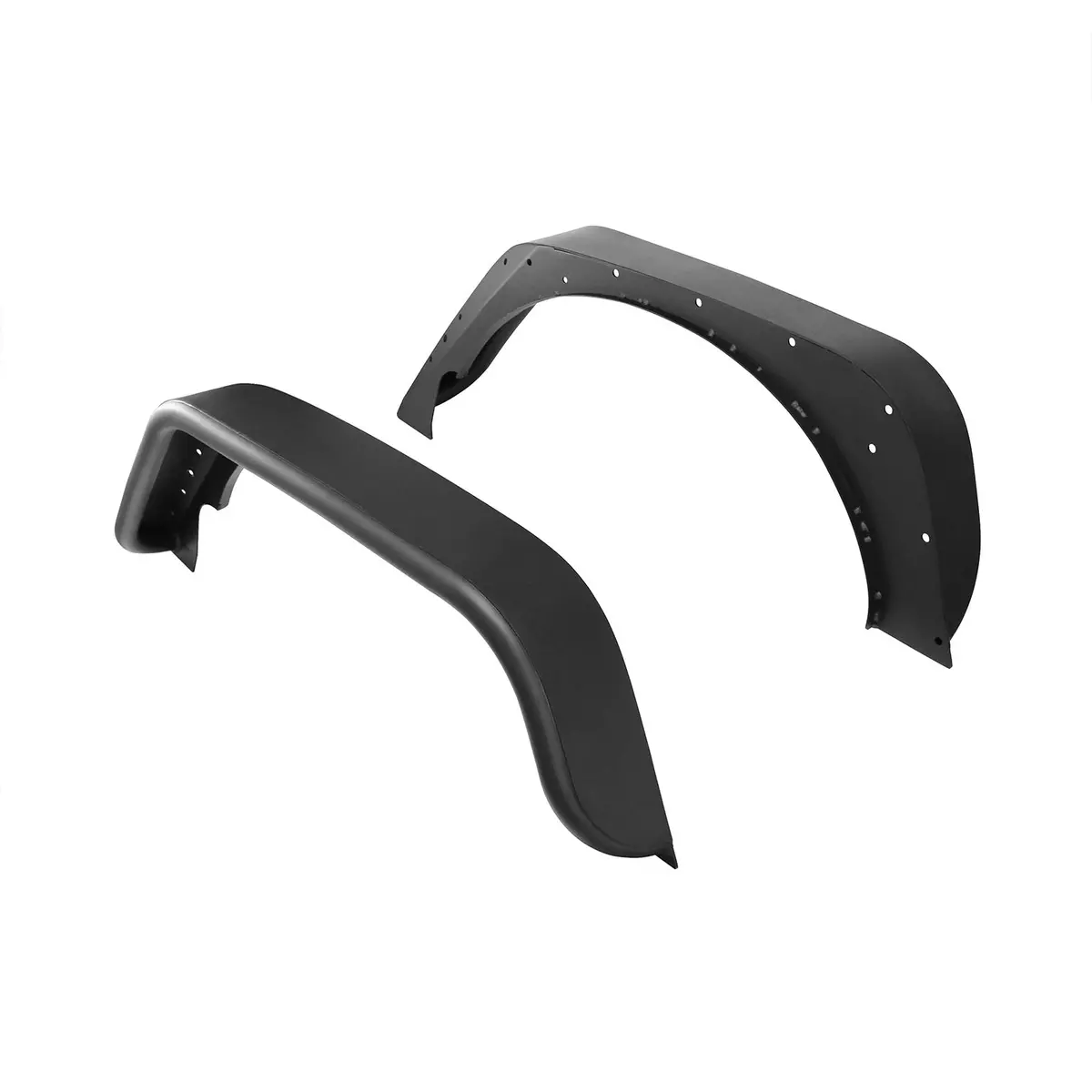 62-1015  -  Tube Fenders; Rear; Pair; Steel W/Textured Black Finish; 1