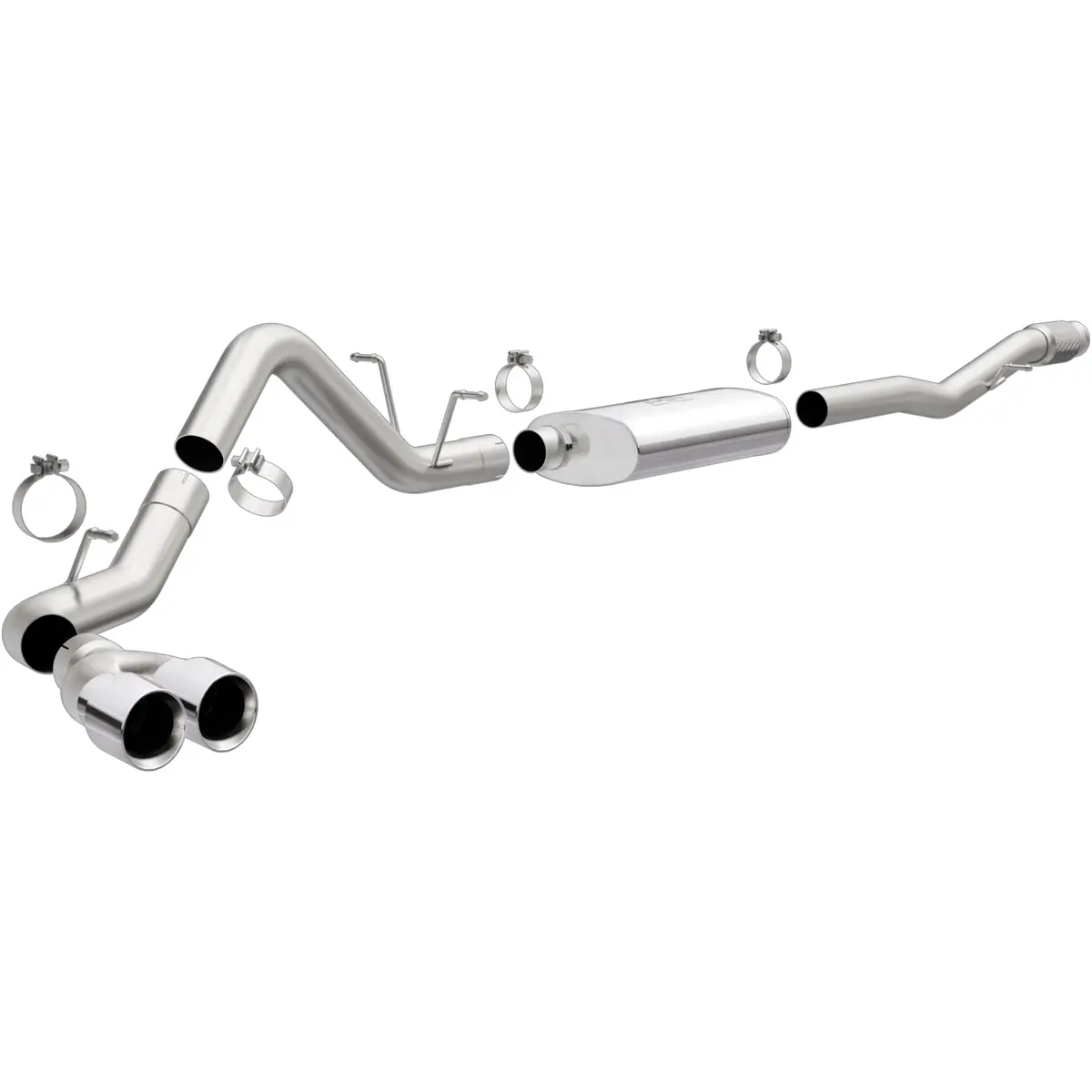 15330  -  Street Series Stainless Cat-Back System 1
