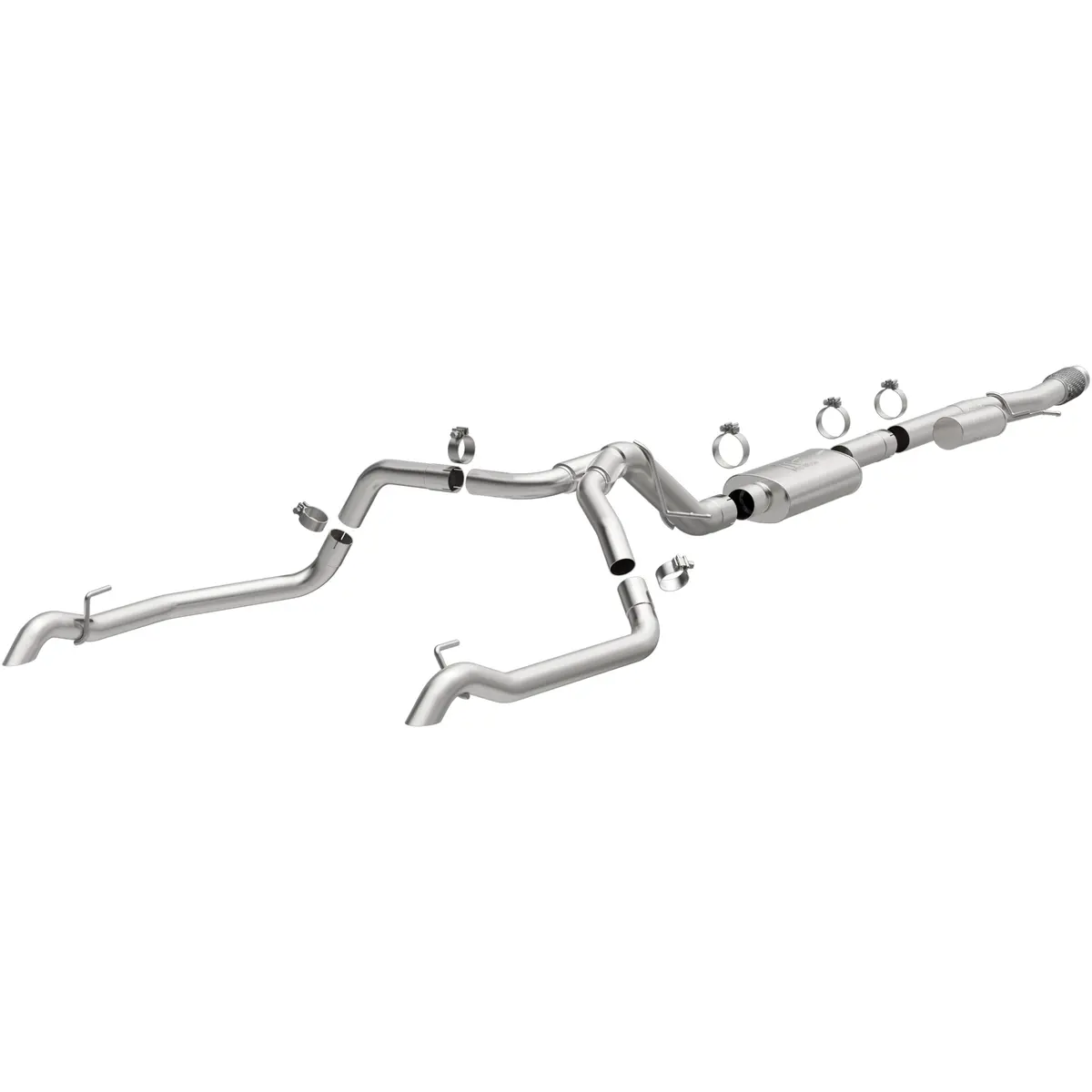 19626  -  Overland Series Stainless Cat-Back System 1