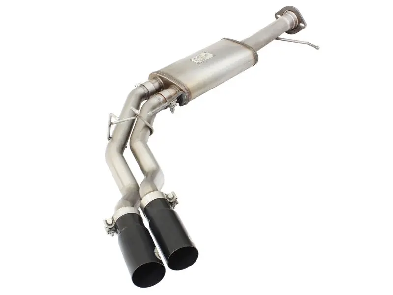 Afe Rebel Series Exhaust Ss Front Side Exit Cb W/ Black Tips 10-14 Ford F150 Ecoboost V8 6.2L 1