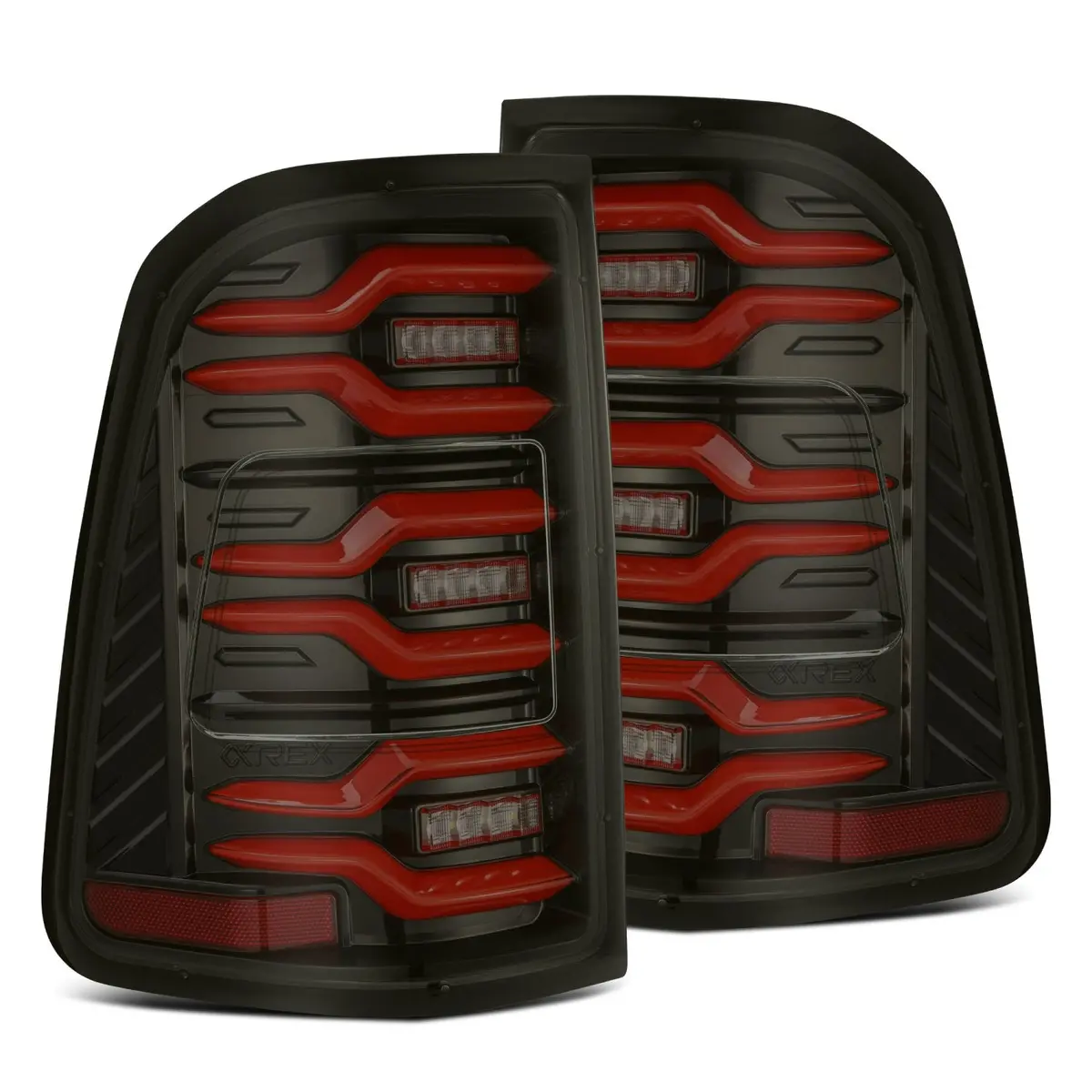 640050  -  Led Taillights Black-Red 1