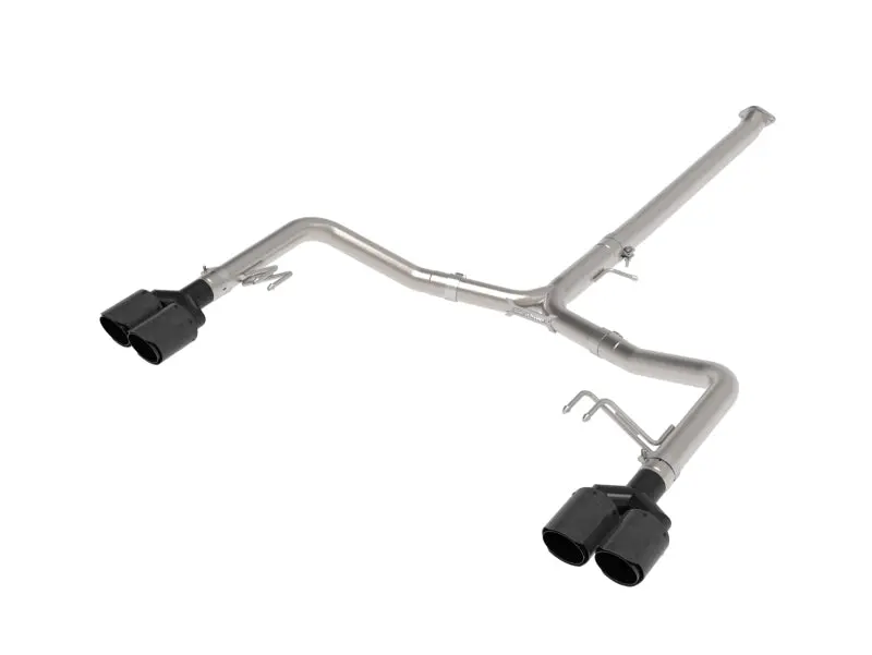 Afe Takeda 21-24 Kia K5 Gt L4-2.5L (T) Ss Axle-Back Exhaust System W/ Carbon Fiber Tips 1