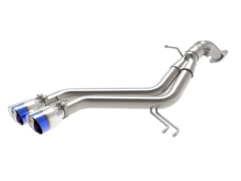 Afe Takeda 13-17 Hyundai Veloster L4-1.6L 2-1/2In 304 Ss Axle-Back Exhaust W/ Blue Flame Tips 1