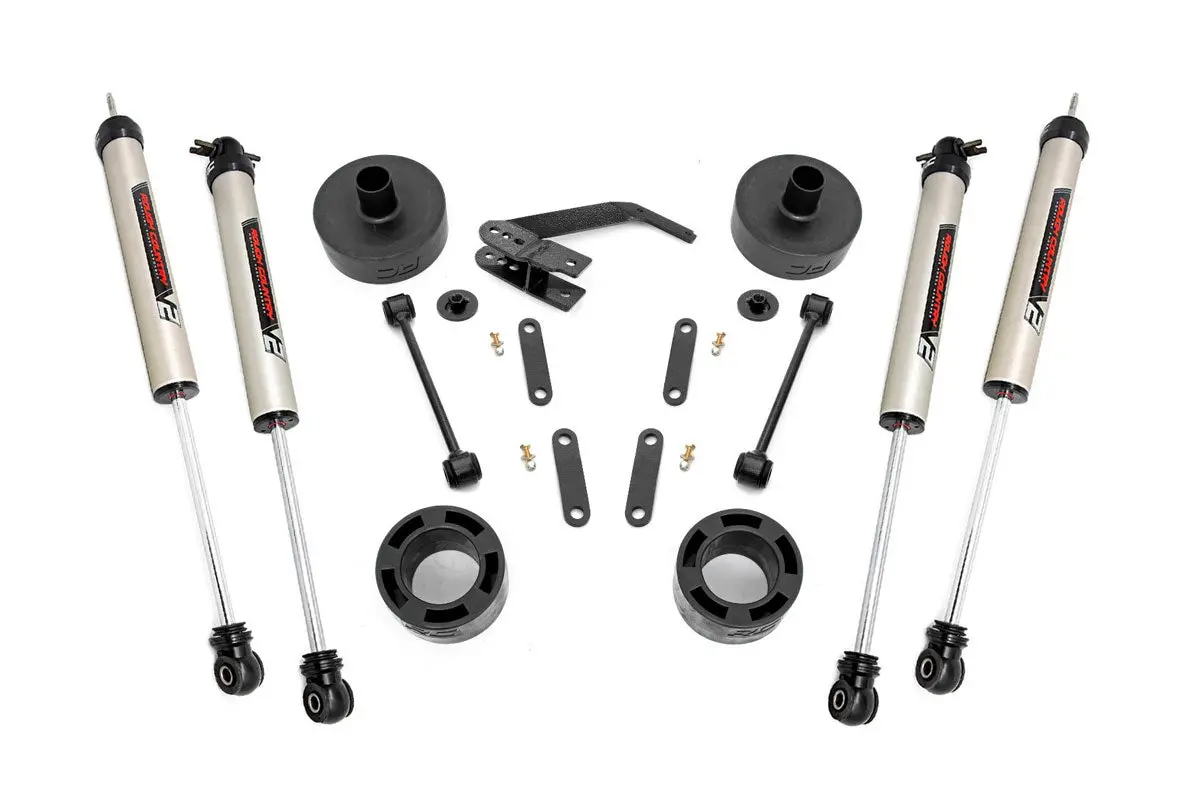 65770  -  2.5 Inch Lift Kit - Spacers - V2 - Jeep Wrangler Jk/Wrangler Unlimited  (07-18) 1