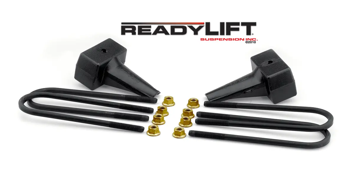 Readylift 2011-2018 Ford F250/F350/F450 4'' Rear Block Kit 1