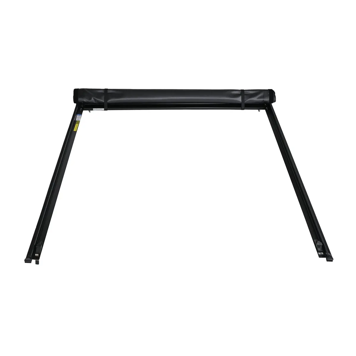 Tfx1204 - Soft Roll-Up Velcro Lockable W/Tailgate Lock Black Vinyl W/Aluminum Rails 2