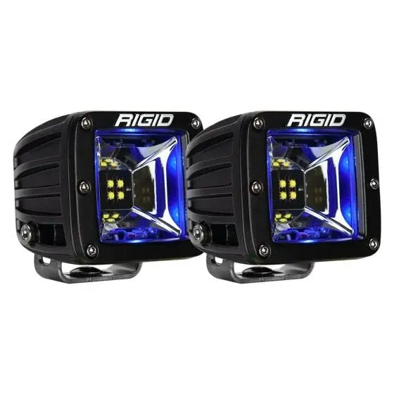 68201  -  Radiance Scene Light W/Blue Backlight, Surface Mount, Black Housing, Pair 1