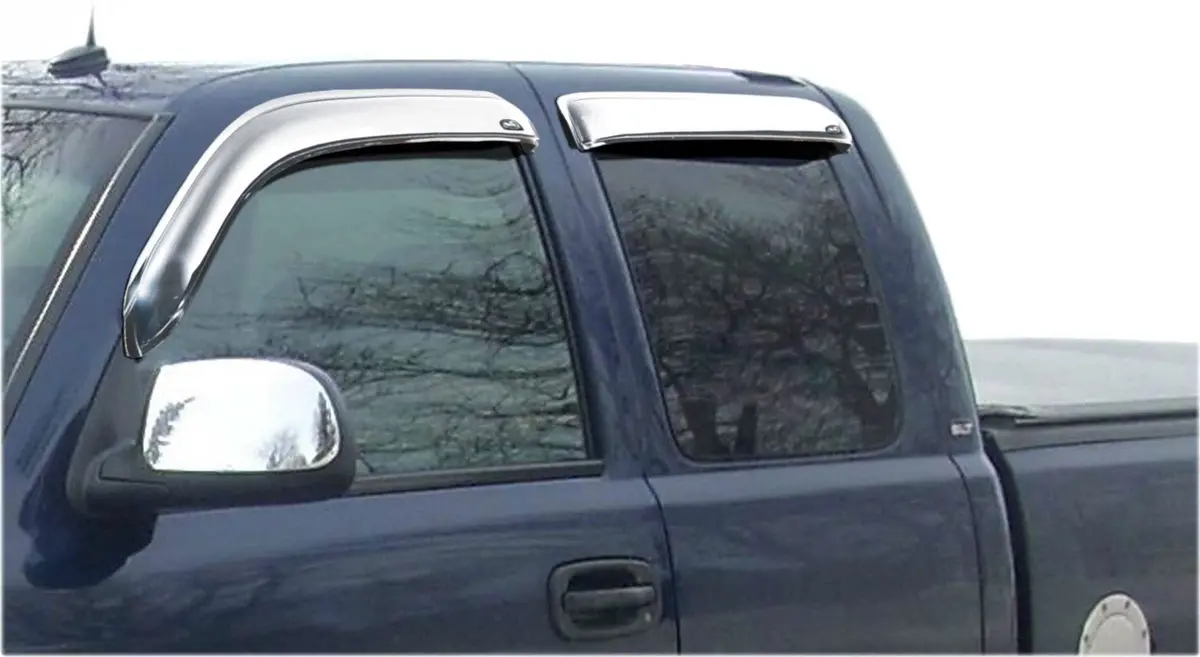 684044  -  Ventvisor Deflector; Chrome; Outside Mount; 4 Pc. 1