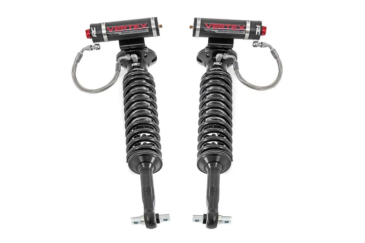 689012  -  Vertex 2.5 Remote Reservoir Leveling Coilovers - 2 Inch - Ford F-150 (14-25) 1