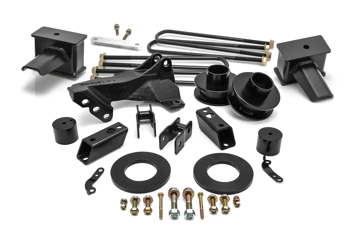 2017-2018 Ford F250/F350 2.5'' Sst Lift Kit, 4'' Blocks -1 Pc Drive Shaft 1