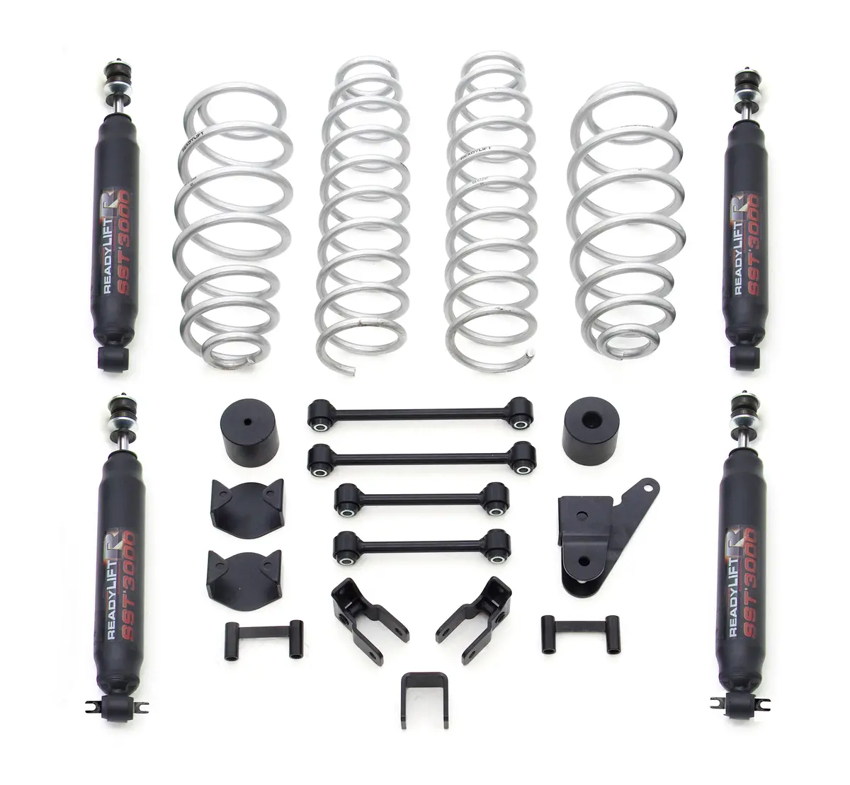 Readylift 2007-2017 Jeep Jk 4'' Sst Coil Spring Lift Kit With Sst3000 Shocks 1