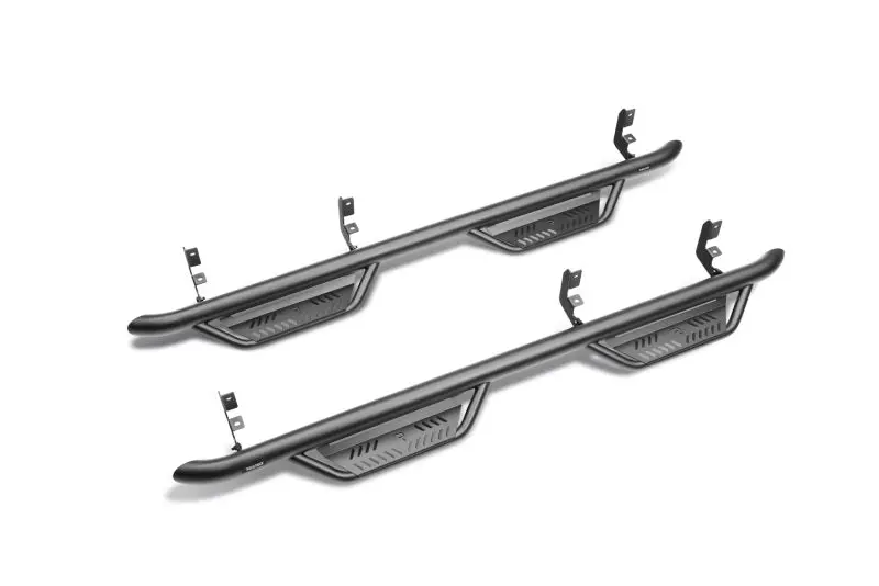N-Fab Podium Lg 2019 Chevy/Gmc 1500 Crew Cab - Cab Length - Tex. Black - 3In 1