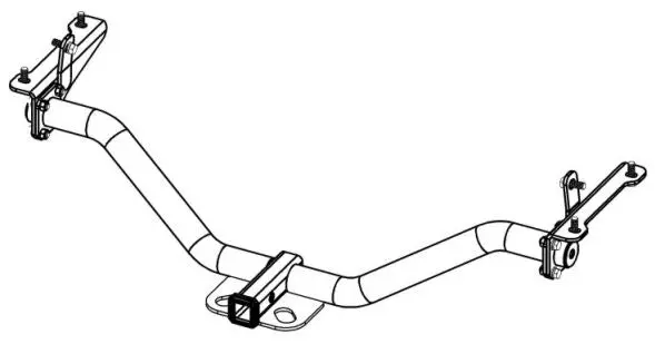 69527B  -  Class I 1.25 In Receiver 2000 Lb Cap/200 Lb Tongue Weight Mild Steel 1