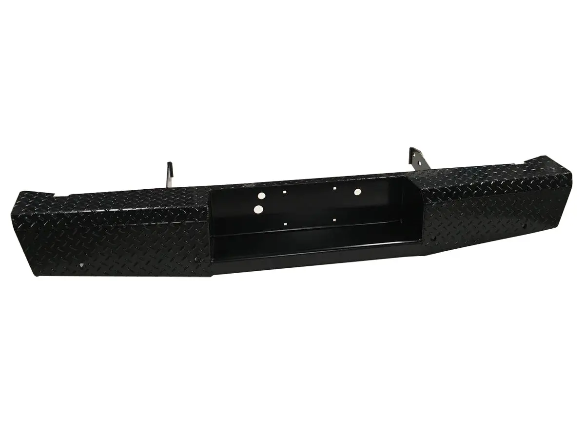 Fx1000  -  One Piece Direct Fit W/Factory Hitch Pwdr Ctd Black Steel W/Gloss Black Tread 1