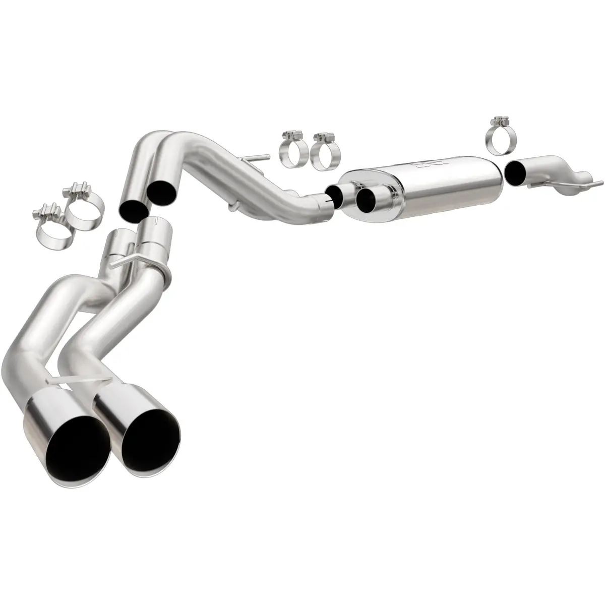 Street Series Stainless Cat-Back System 1