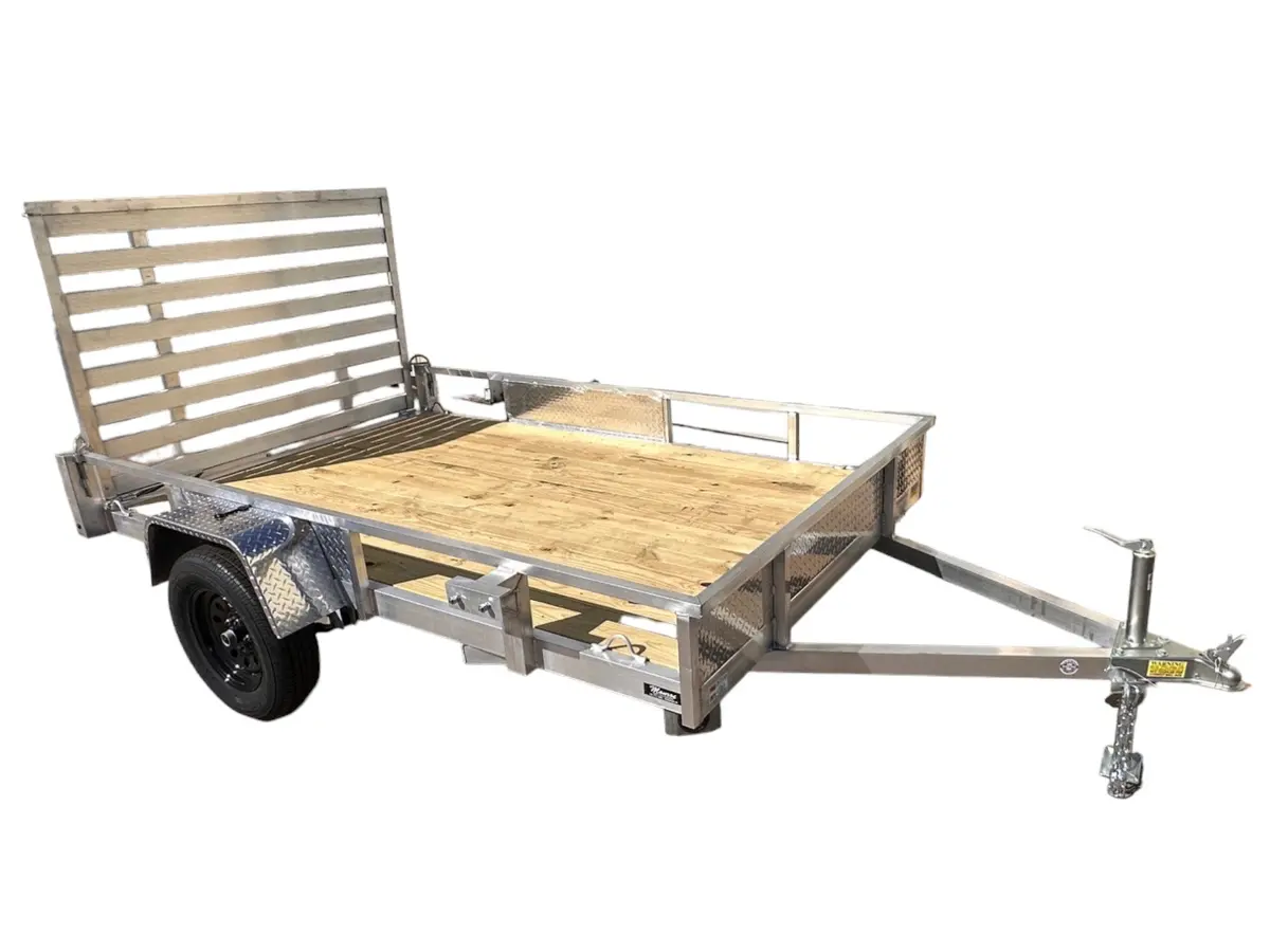 6X10 Aluminum Utility Trailer Made By Quality Steel And Aluminum  - Model 7410Alsl3.5Ksa 1