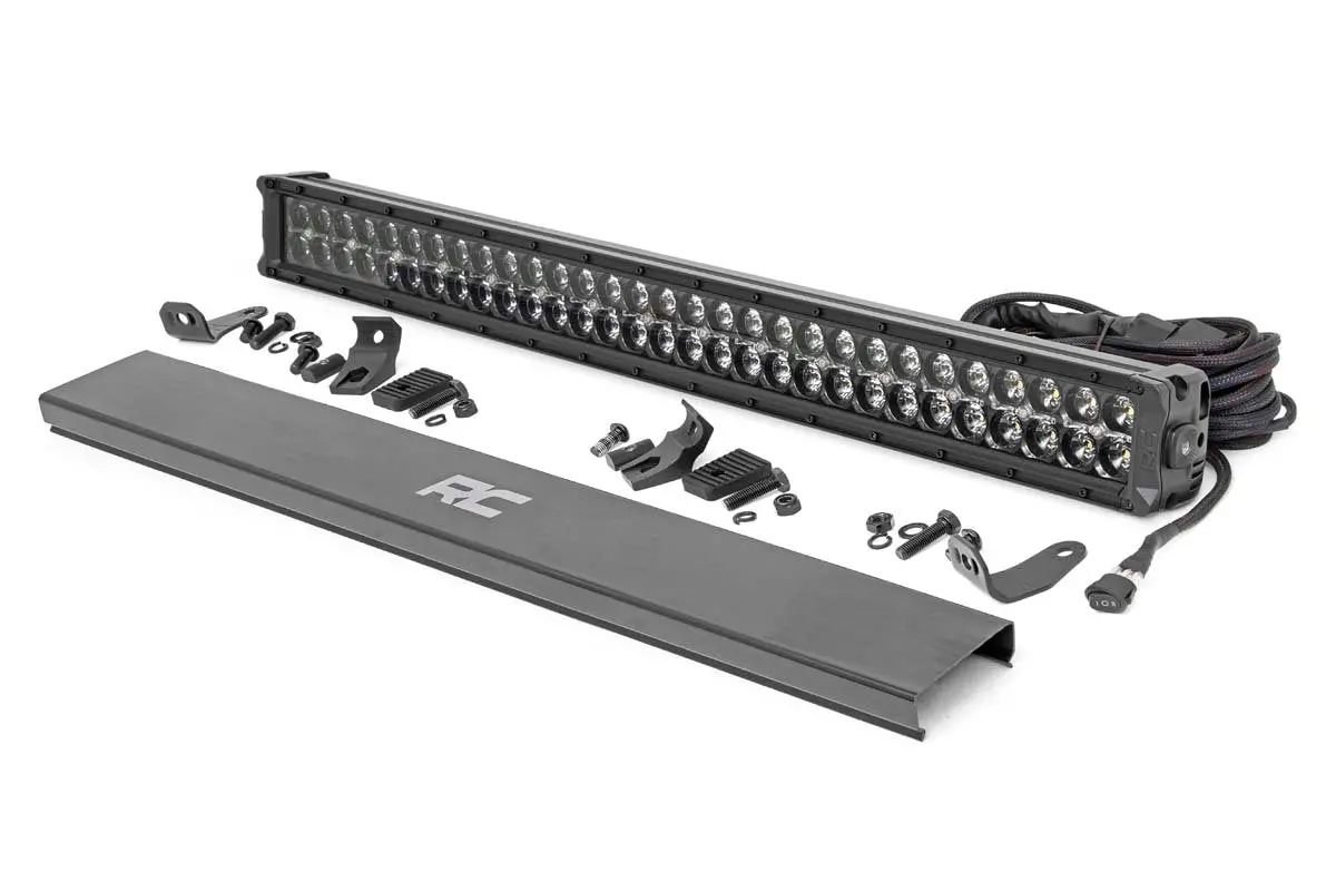 70930Bd  -  30 Inch Black Series Led Light Bar - Dual Row - Cool White Drl 1
