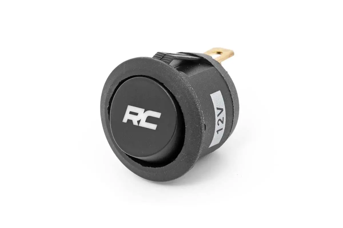709Rrc  -  Rocker Switch - Round With Logo 1