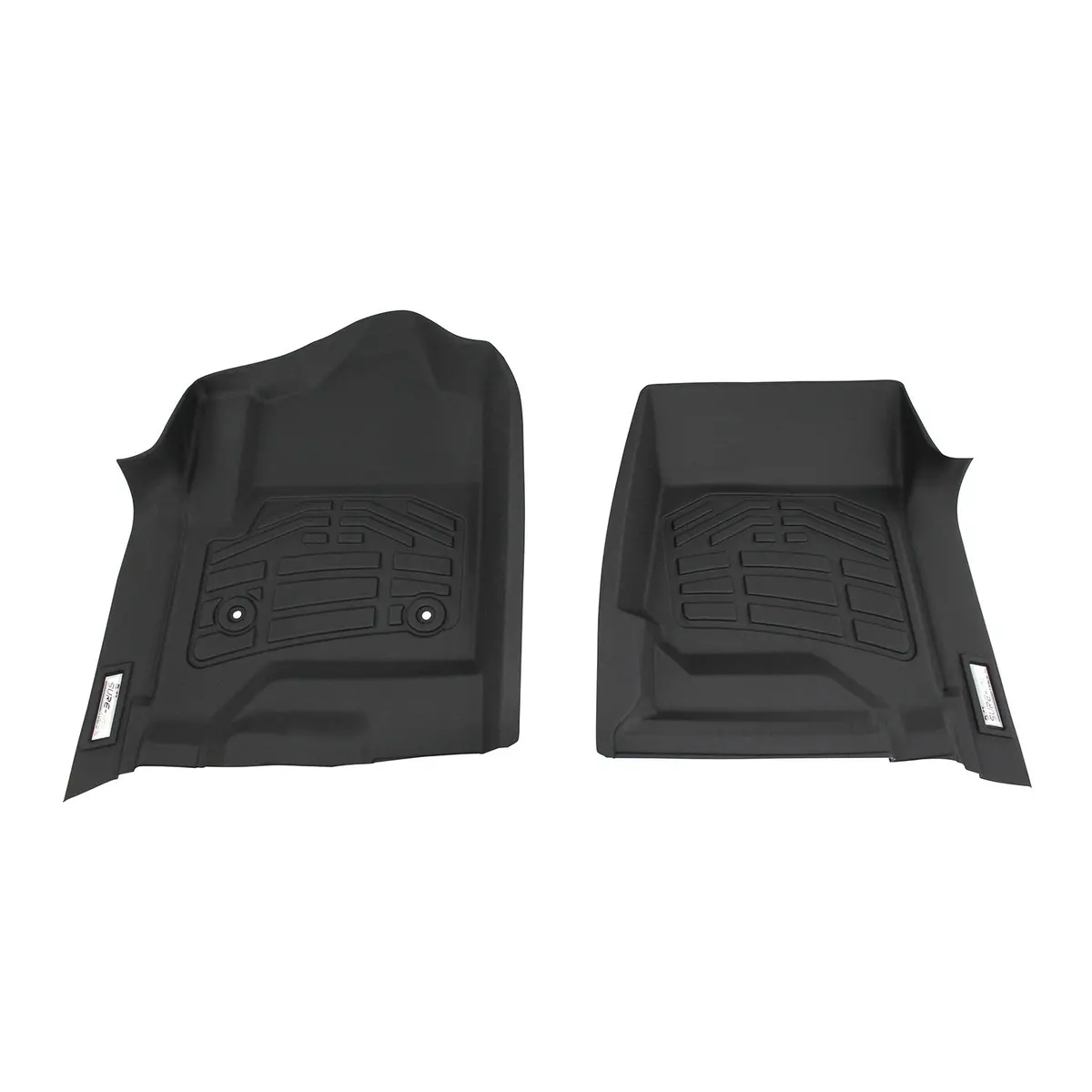 72-110052  -  Sure-Fit Floor Liner; Black; Front; 2 Pc.; For Double Cab; 1