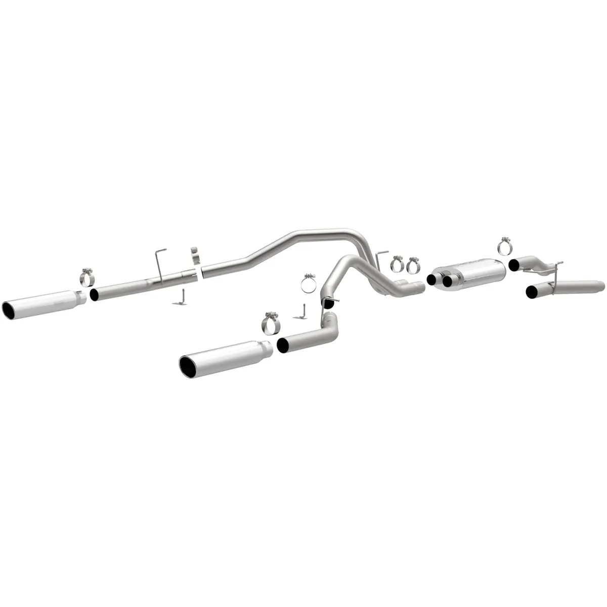 Street Series Stainless Cat-Back System 1