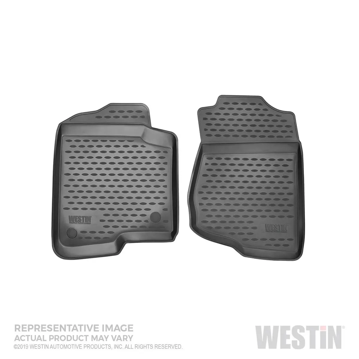 74-30-11022  -  Profile Floor Liners; 2 Pc.; Front; Black; 1