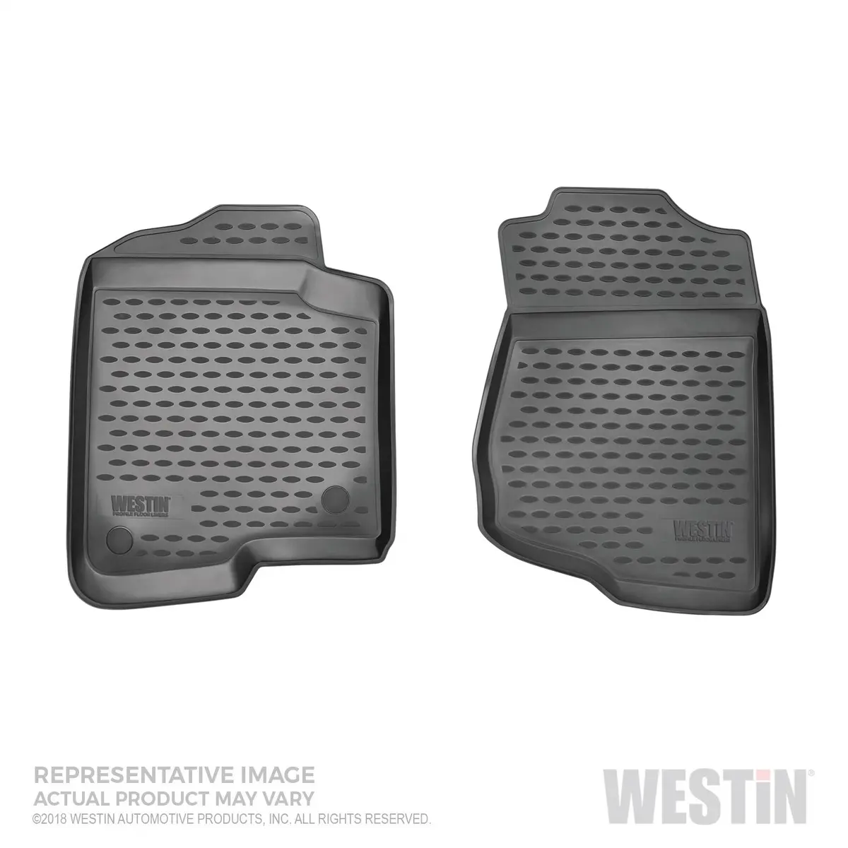 74-30-11025  -  Profile Floor Liners; Front; Black; 1