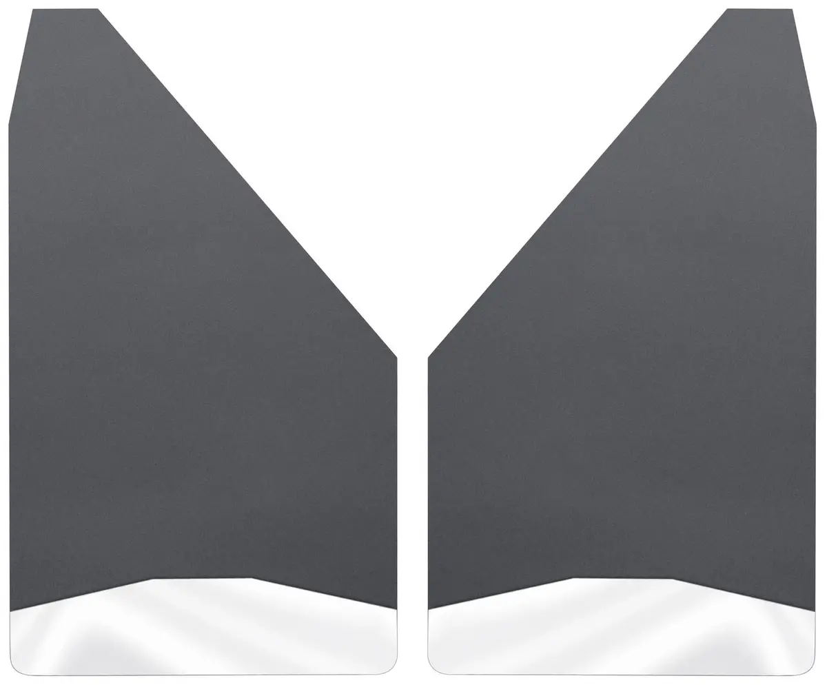 Mud Flaps - Universal Mud Flaps 14" Wide - Stainless Steel Weight 1
