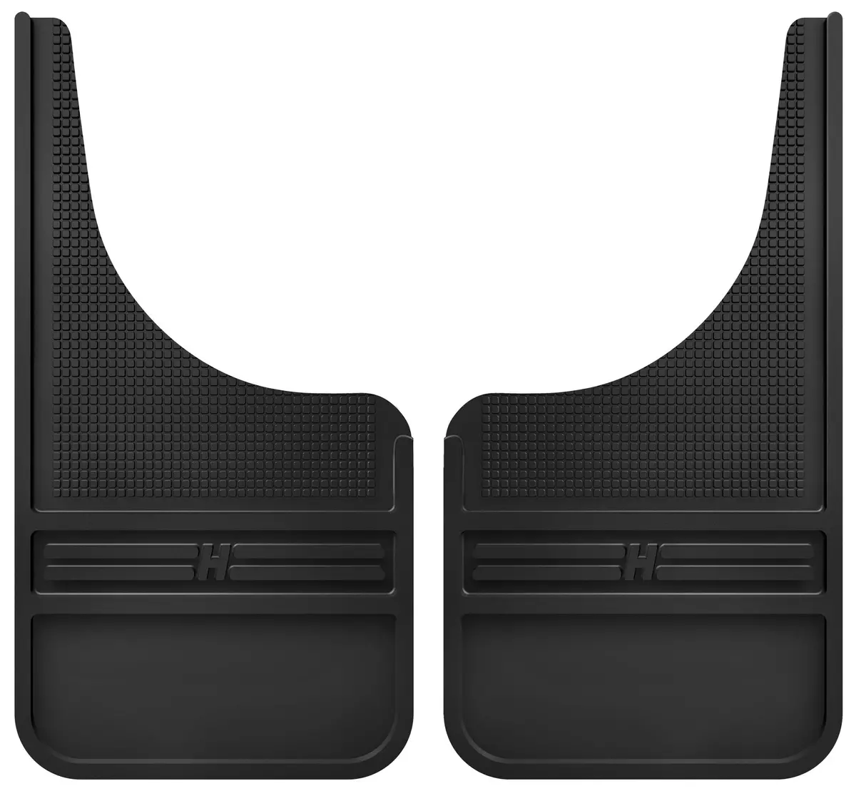 Muddog Mud Flaps - Rubber Front Mud Flaps - 12In W/O Weight 1