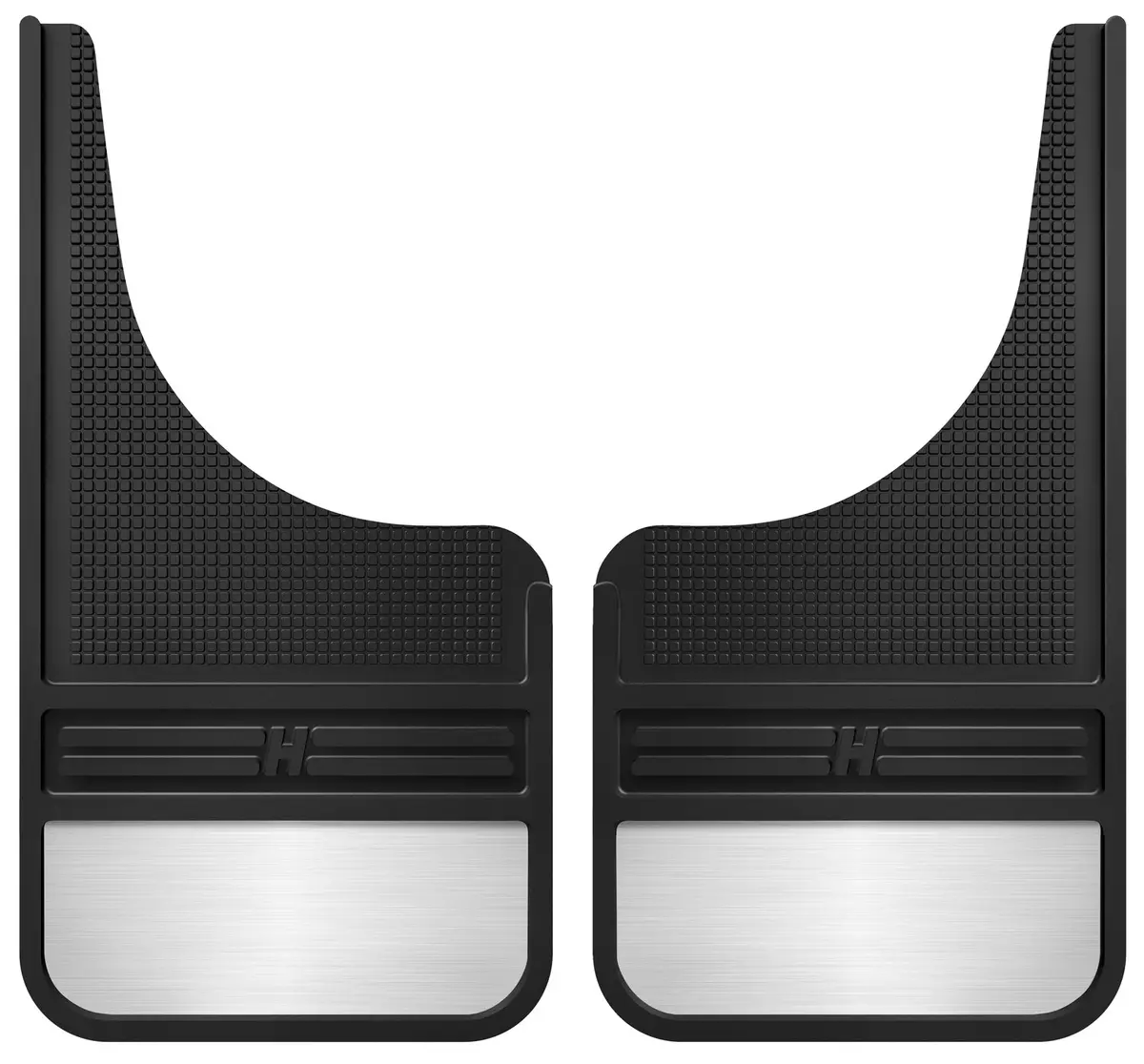 Muddog Mud Flaps - Rubber Front Mud Flaps - 12In W/ Weight 1