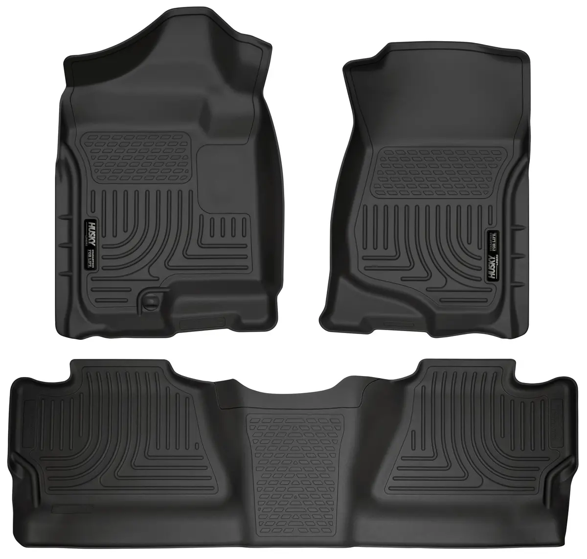 Weatherbeater - Front & 2Nd Seat Floor Liners (Footwell Coverage) 1