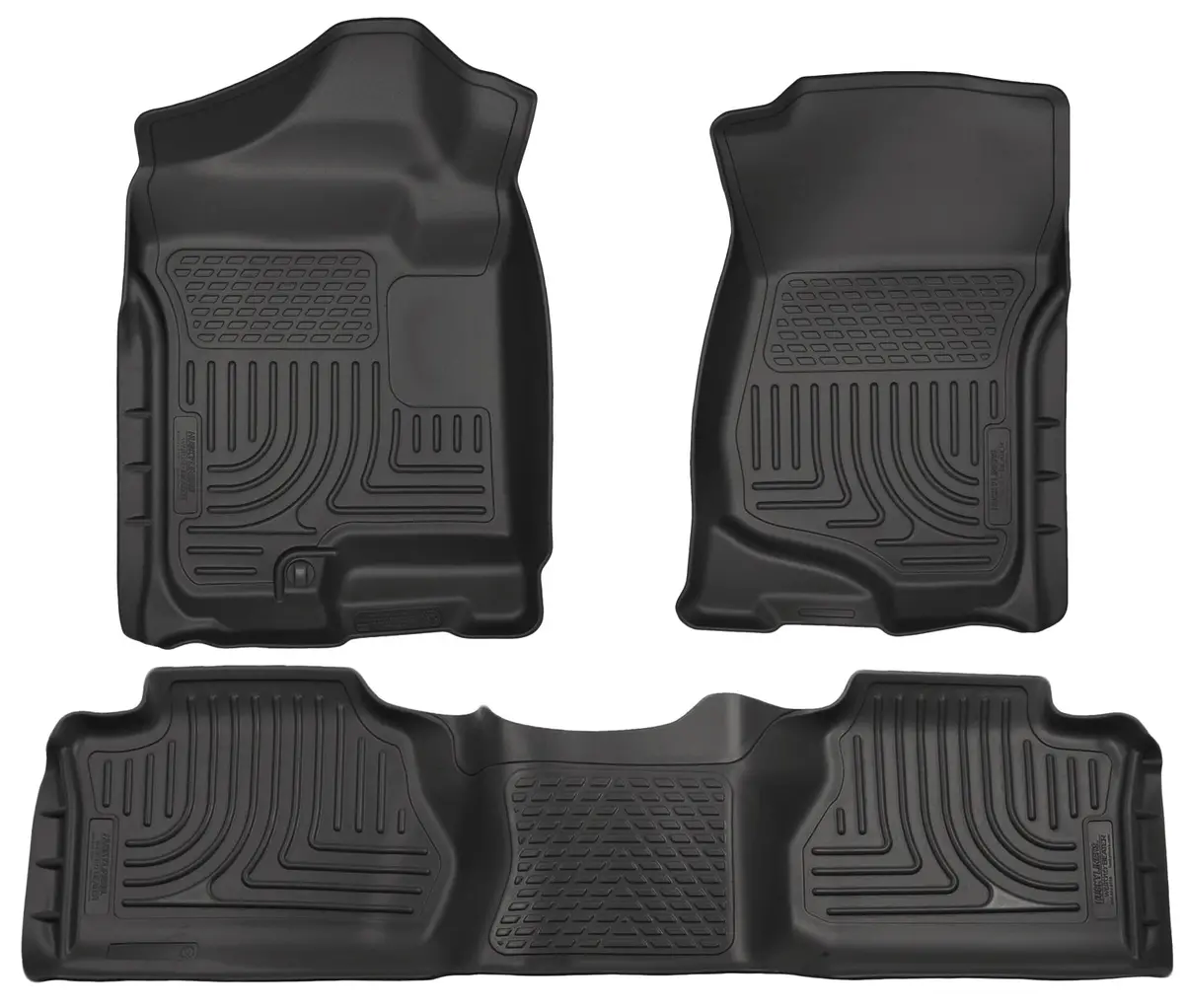 Weatherbeater - Front & 2Nd Seat Floor Liners (Footwell Coverage) 1