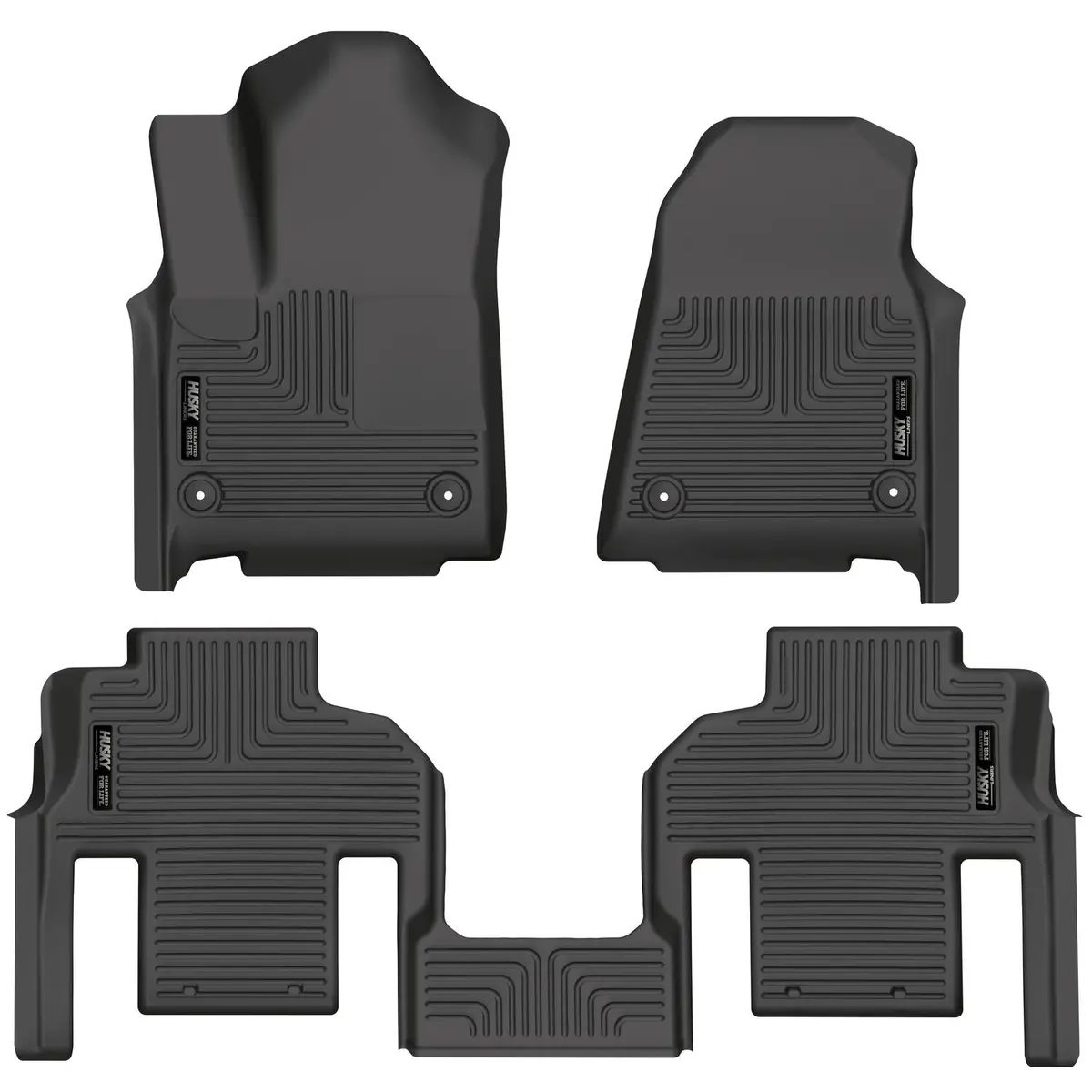 Weatherbeater - Front & 2Nd Seat Floor Liners (Footwell Coverage) 1