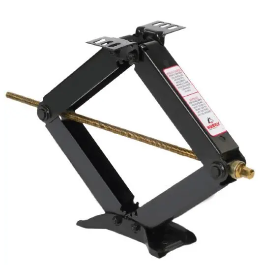 76862  -  Scissor Mech 7500 Lb Cap 24" Total Black Set Of 2 1
