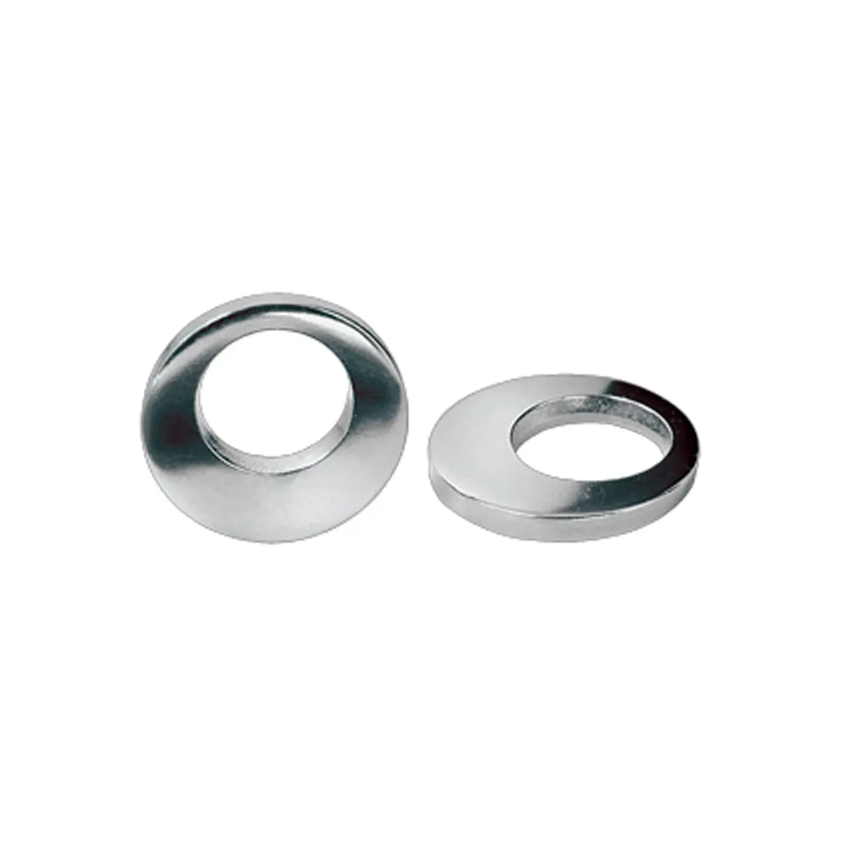 78714  -  Stainless Steel Cragar Offset Hole Mag Washer - Pack Of 10; Set Of 10 Washers 1