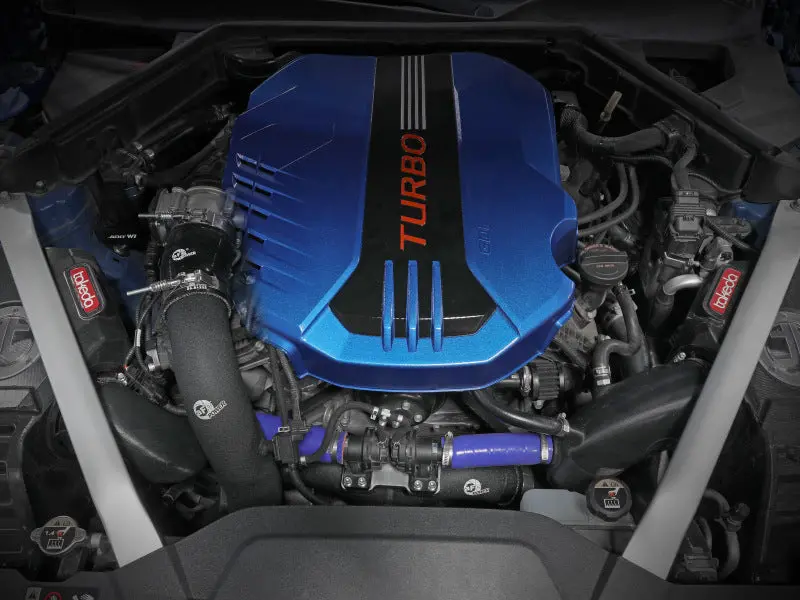 Afe Kia Stinger 18-22 V6-3.3L (Tt) Bladerunner Cold Charge Pipe- Black 2
