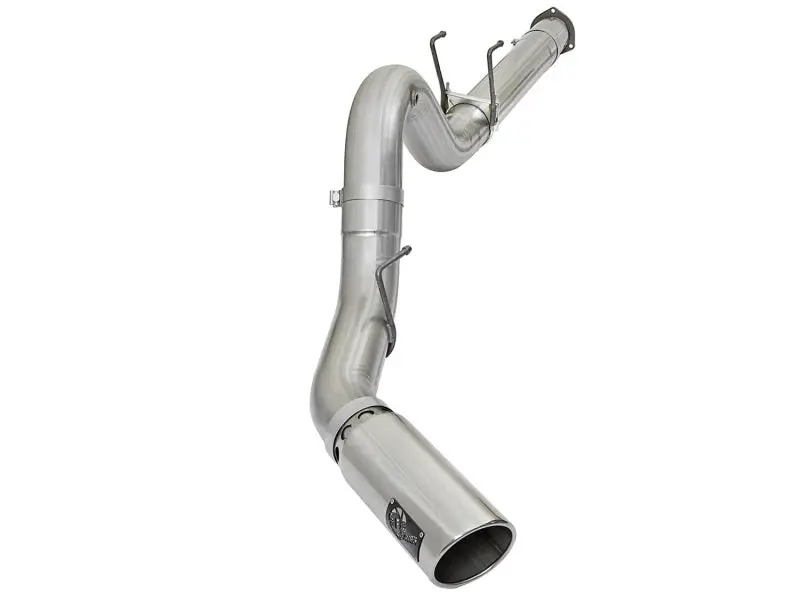 Afe Atlas 5In Dpf-Back Alum Steel Exhaust System W/Polished Tip 2017 Ford Diesel Trucks V8-6.7L (Td) 1