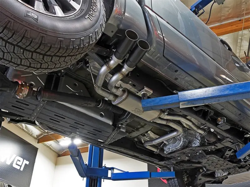 Afe Power Rebel Series 2-1/2In 409 Ss Cat Back Exhaust W/ Black Tips 16-17 Nissan Titan V8 5.6L 2