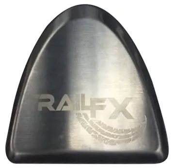 G9023s  -  For Trail Fx 5 Inch Oval Nerf Bars With Tfx Logo Brushed Aluminum Set Of 8 1