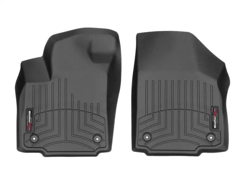 Weathertech 2017+ Ford F-250/F-350/F-45-/F-550 Vinyl Front Floorliner - Black (Super Cab-Suber Crew) 1