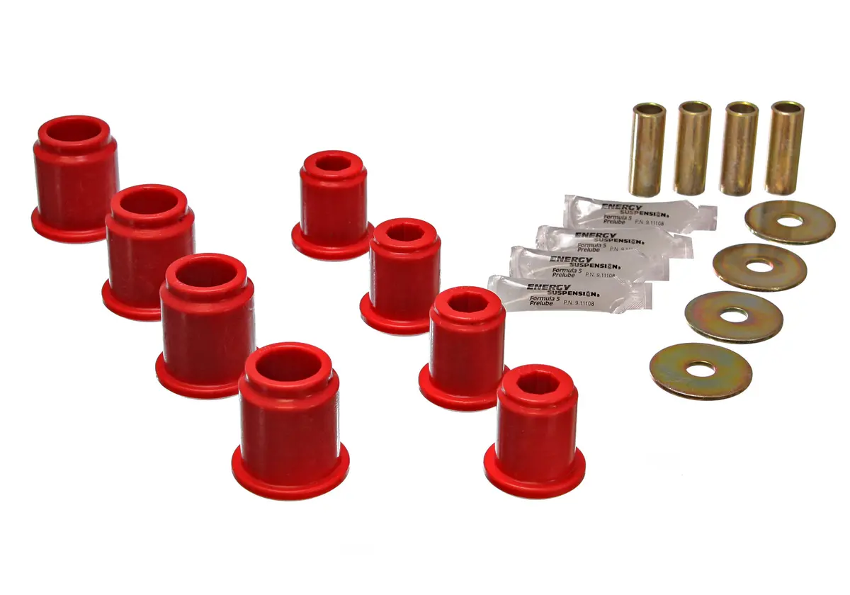 8.3115R  -  Control Arm Bushing Set; Red; Front; Performance Polyurethane; 1