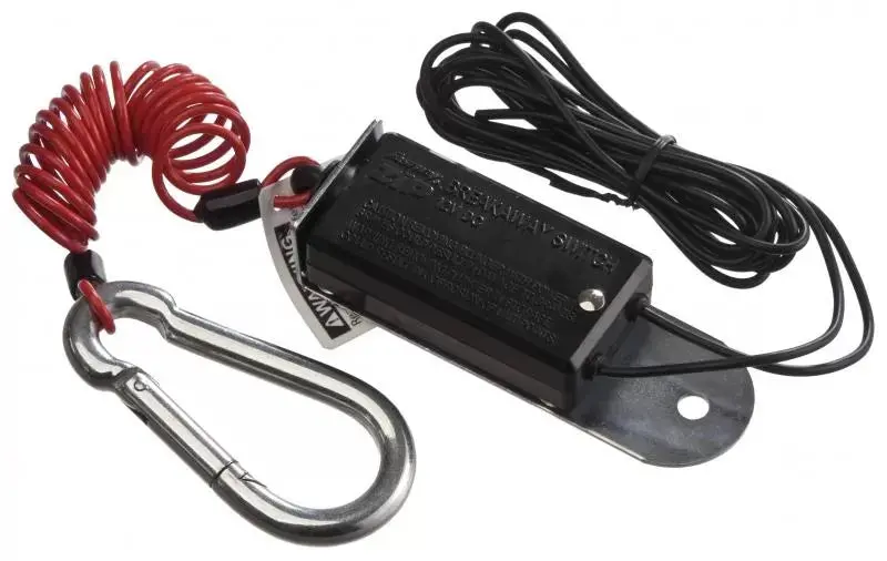80-00-2060  -  6' Zip Coiled Breakaway Cable With Switchbox. Oem Or Full Replacement. 1