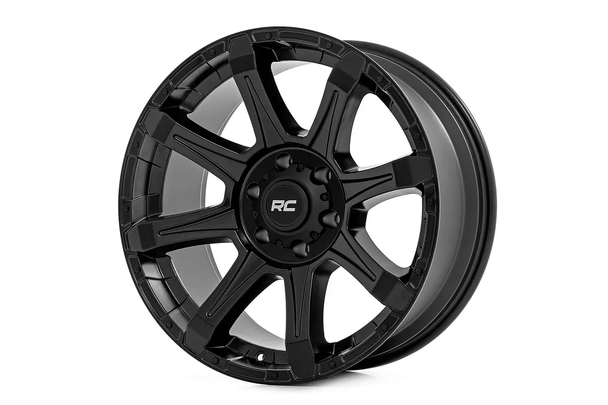 81200912A  -  Rough Country 81 Series Wheel/One-Piece/Semi Gloss Black/20X9/6X5.5/0Mm 1