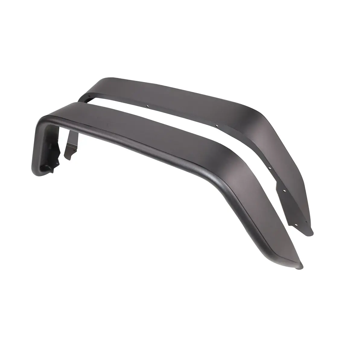 Jl010rf  -  Textured Blk Powder Coatd Stl Construction. Flt Styl Flare With 5.5" Tire Covrag 1