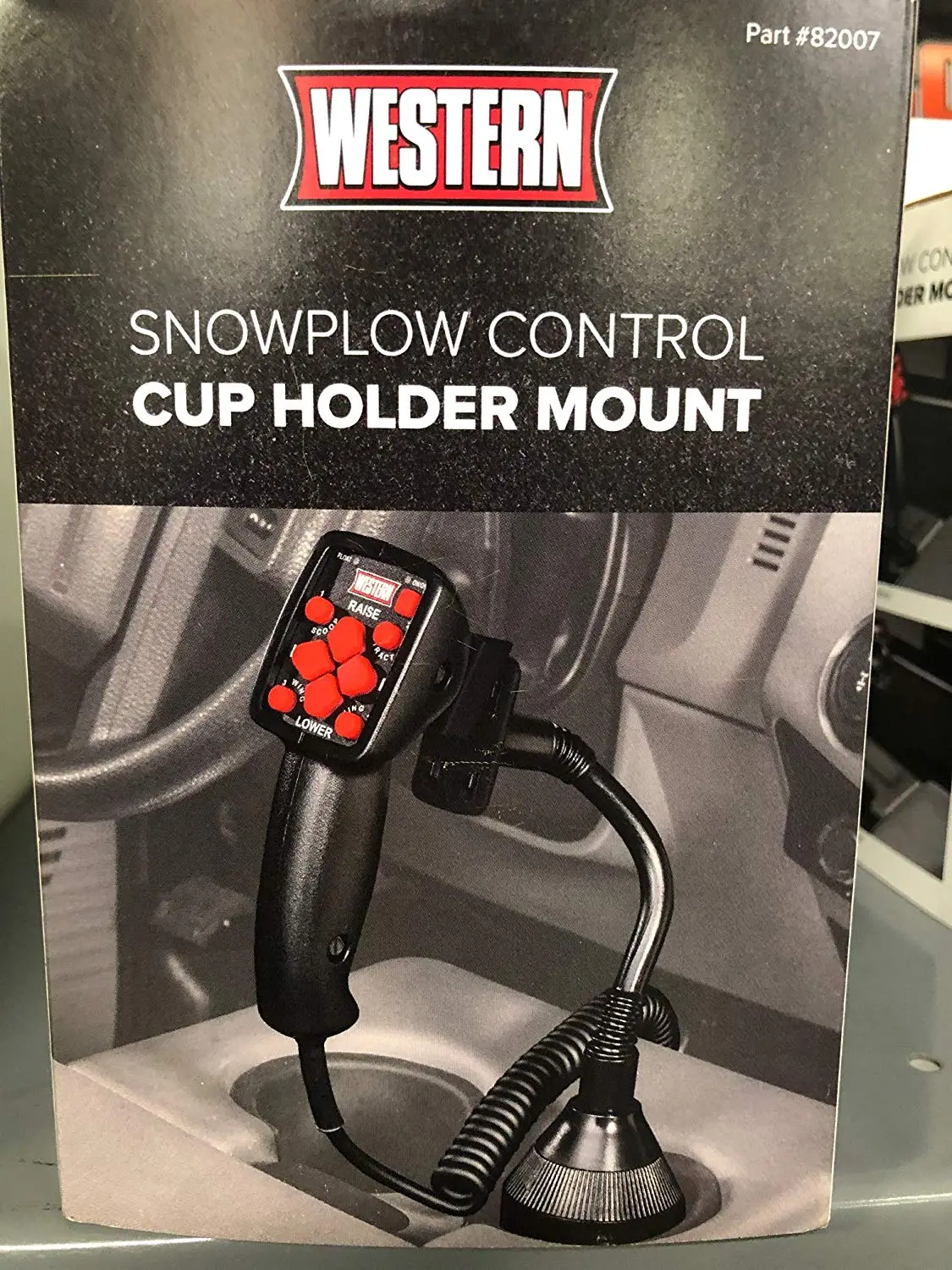 Western / Fisher Snow Plow Controller Cup Holder Mount 82007/82006 1
