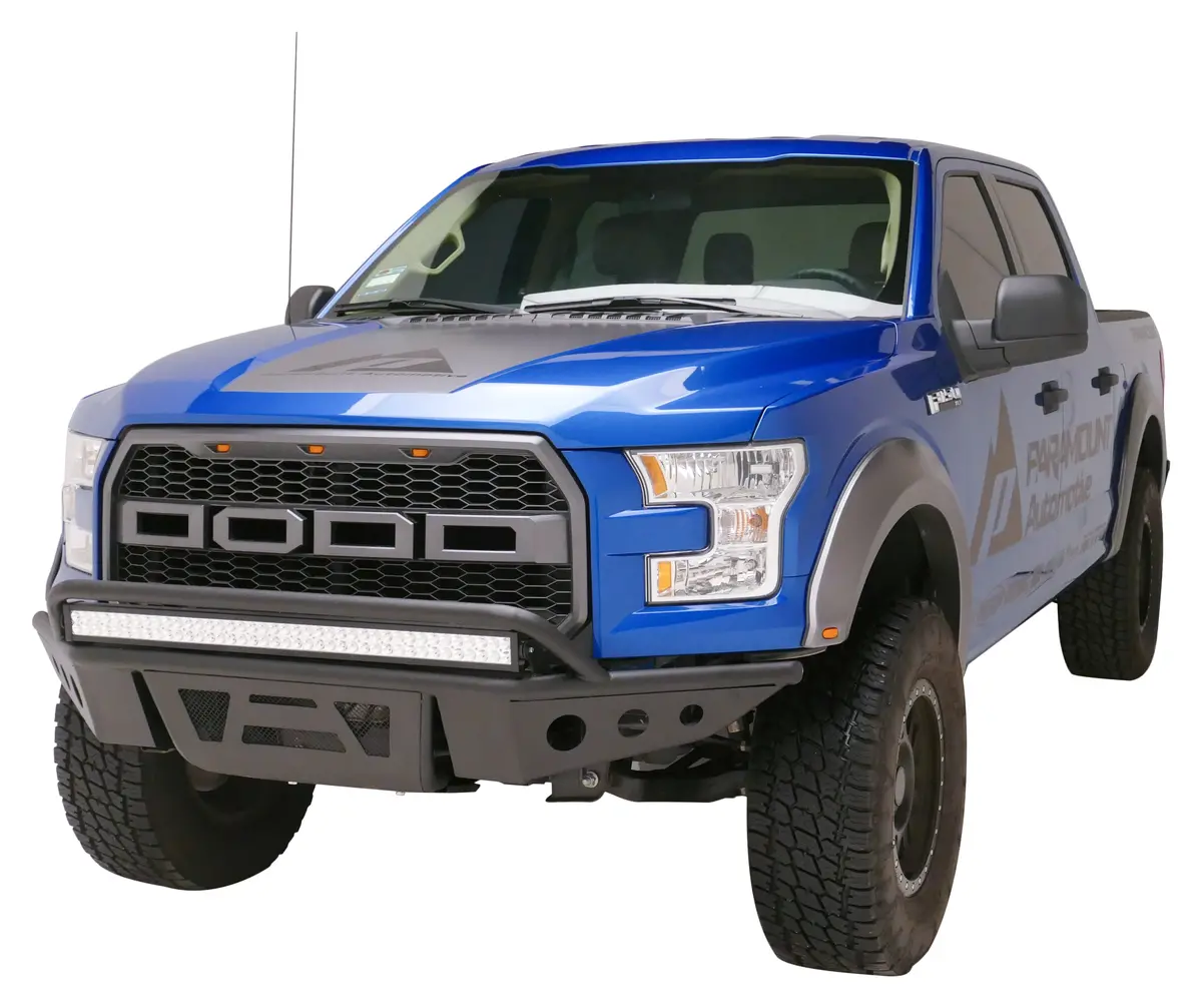 Pfff3009s  -  2 In Tire Coverage Raptor Style Smooth Black Abs Plastic With Led Lights Set Of 1