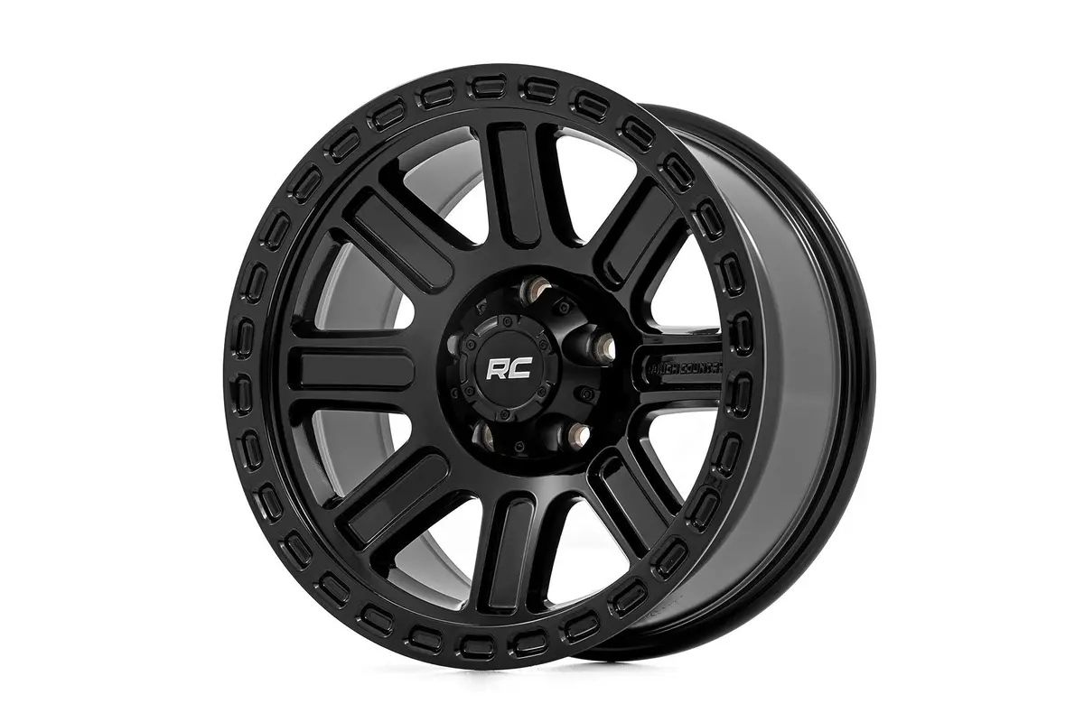 84180917  -  Rough Country 84 Series Wheel/Gloss Black/18X8.5/6X135/+0Mm 1