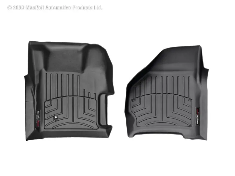 Weathertech 99-07 Ford F250/F350/F450/F550 Super Duty Regular Cab Front Floorliner - Black 1