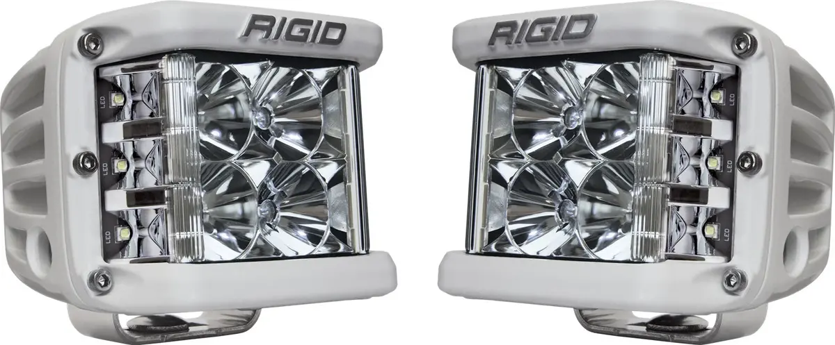 862113  -  D-Ss Pro Side Shooter, Flood Optic, Surface Mount, White Housing, Pair 1