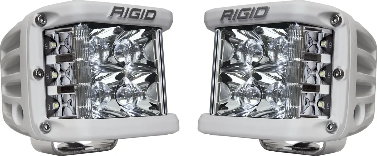 862213  -  D-Ss Pro Side Shooter, Spot Optic, Surface Mount, White Housing, Pair 1