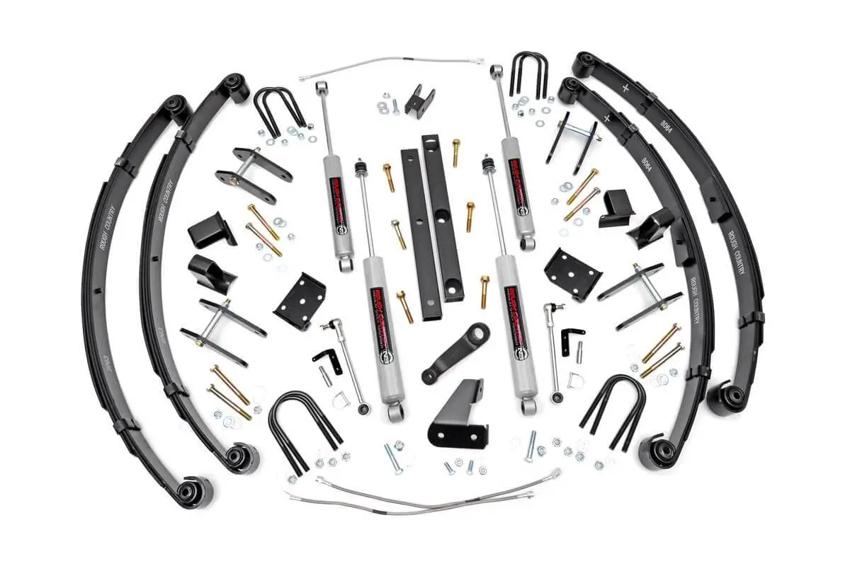 617.20  -  4.5 Inch Lift Kit - X-Series - Power Steer - Jeep Wrangler Yj 4Wd (1987-1995) 1